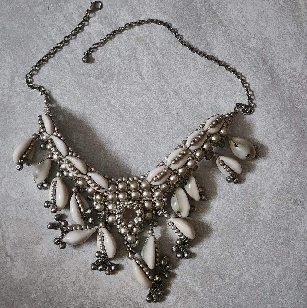 Cowrie Shell Choker